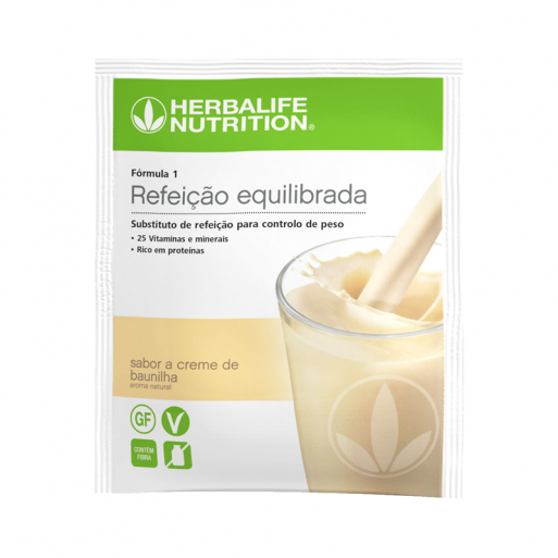 Fórmula 1 Saquetas Creme de Baunilha 7 x 26 g