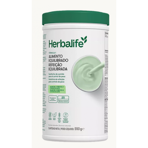 Fórmula 1 Refeição Equilibrada Menta e Chocolate 550 g Fórmula 1 Refeição Equilibrada Menta e Chocolate 550 g