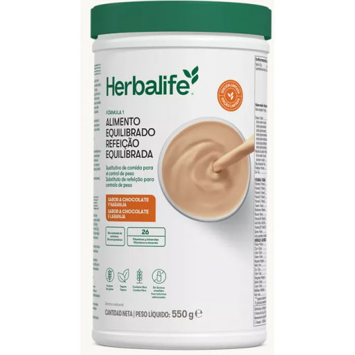 Fórmula 1 Chocolate & Laranja Edição Limitada 550 g