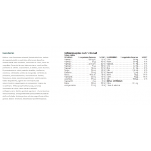 Fórmula 2 Complexo Vitamínico e Mineral para Homens 60 comprimidos