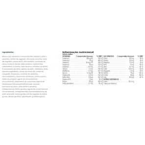 Fórmula 2 Complexo Vitamínico e Mineral para Mulheres 60 comprimidos